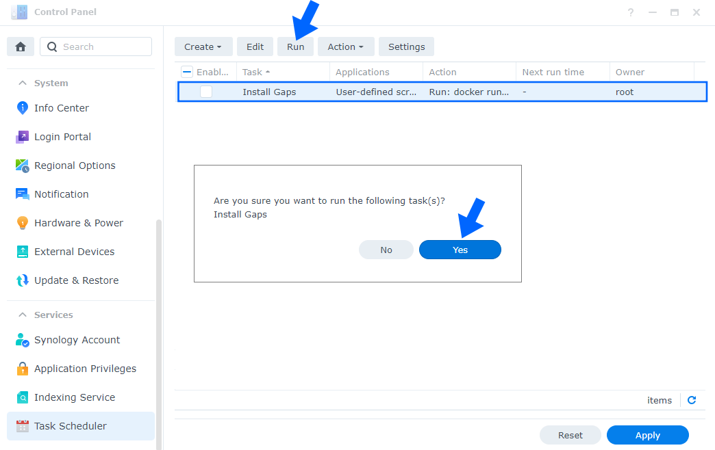 Gaps Synology NAS Set up 5