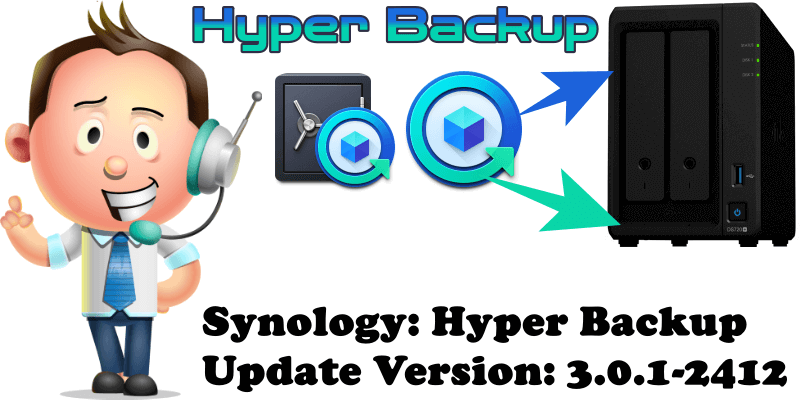 Synology Hyper Backup Update Version 3.0.1-2412