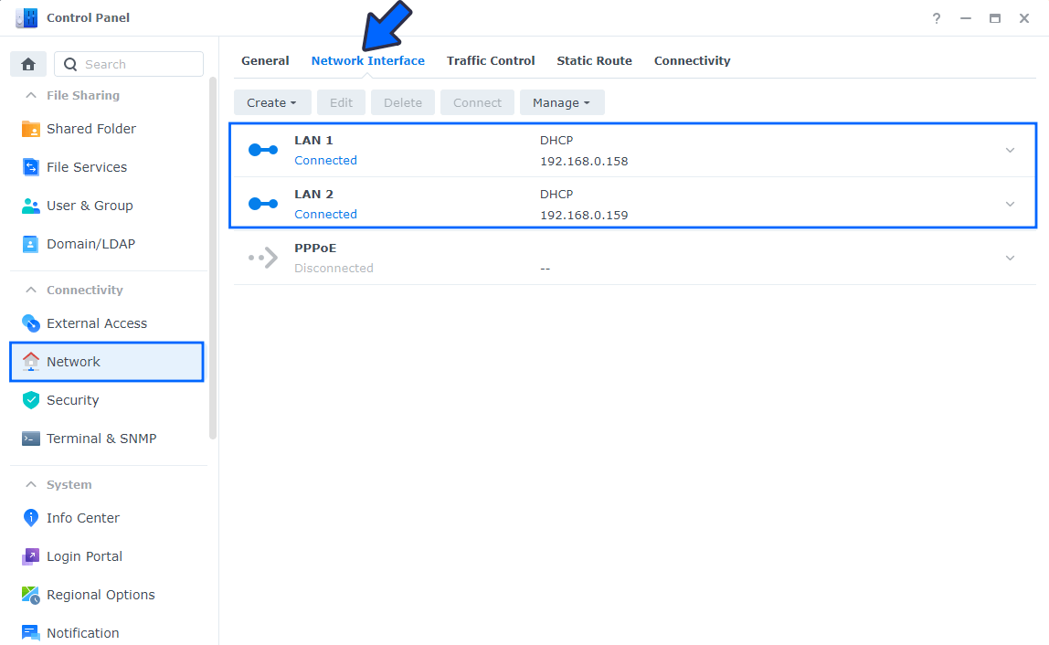 1 Synology NAS Link Aggregation DSM 7