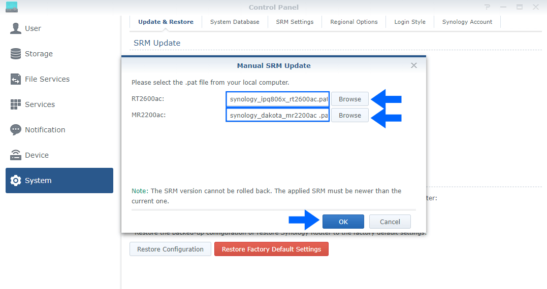 2 Synology SRM 1.2.5-8227 Update 1