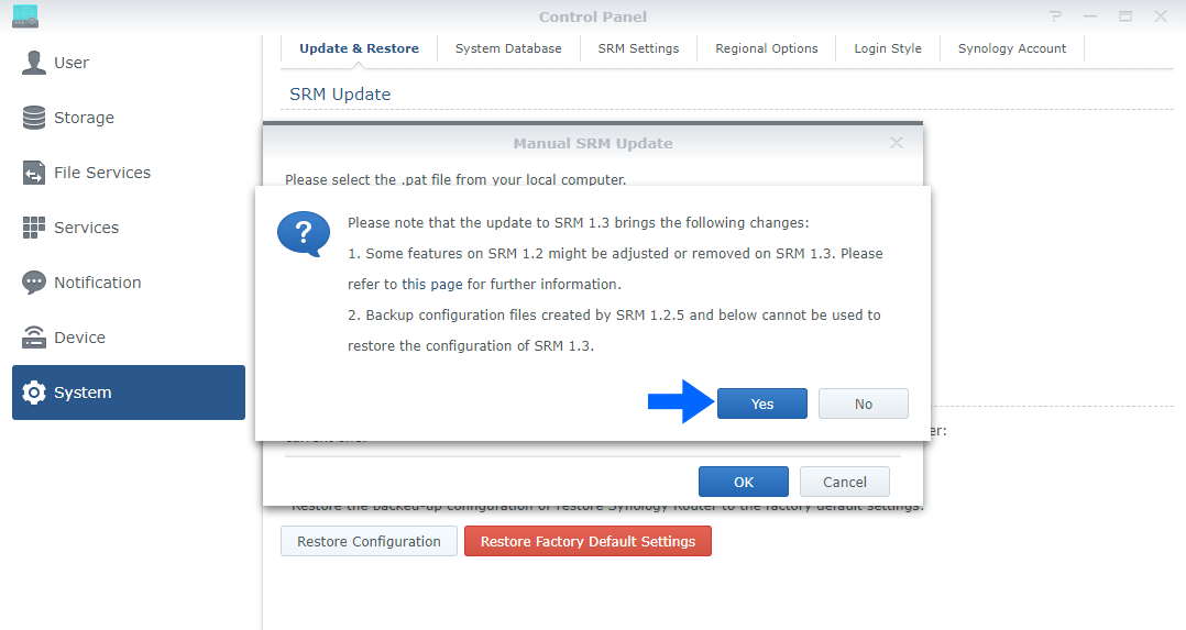 3 Synology SRM 1.2.5-8227 Update 1