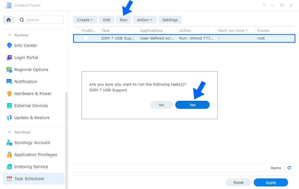 Synology Add USB Support on DSM 7 CC2531 Dongle Zigbee 4