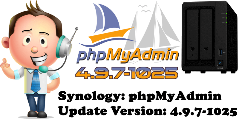 Synology phpMyAdmin Update Version 4.9.7-1025