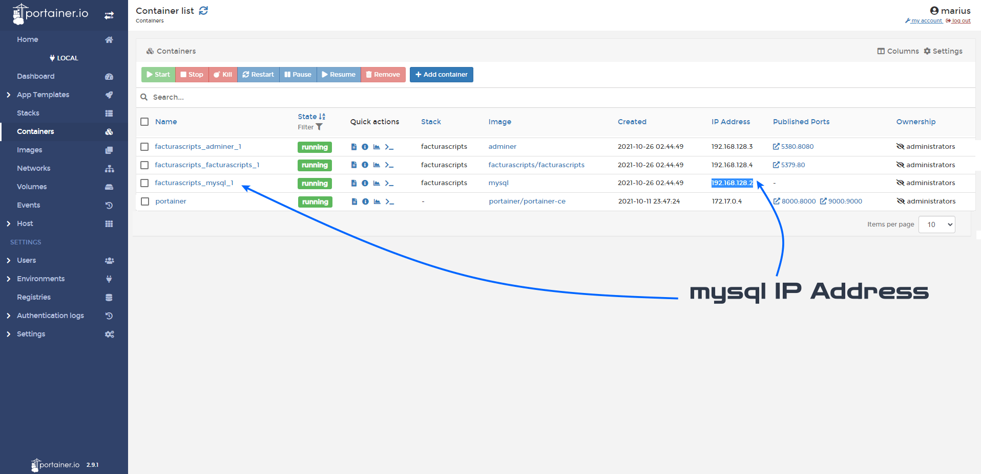 FacturaScripts Synology NAS Set up 7