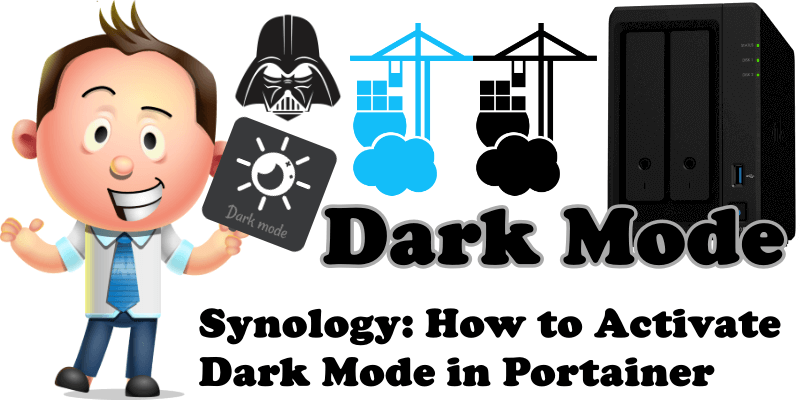 Synology How to Activate Dark Mode in Portainer
