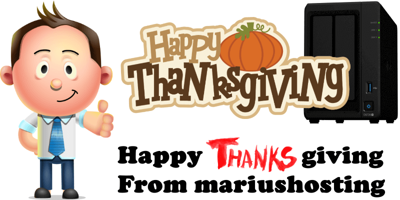 Happy Thanksgiving from mariushosting
