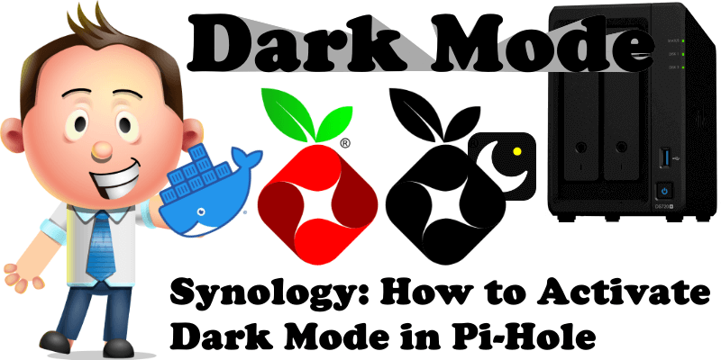Synology How to Activate Dark Mode in Pi-Hole
