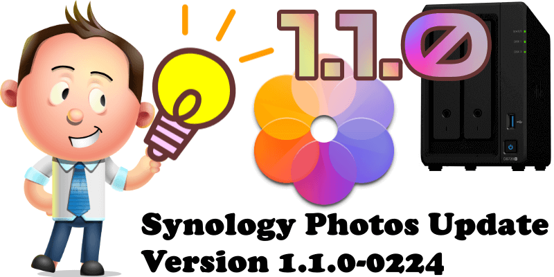 Synology Photos Update Version 1.1.0-0224