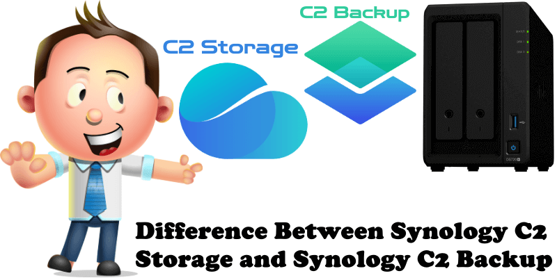 Difference Between Synology C2 Storage and Synology C2 Backup