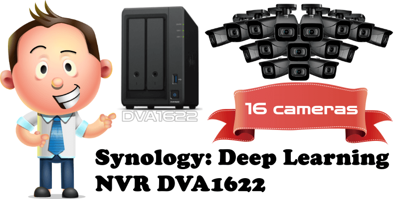 Synology Deep Learning NVR DVA1622