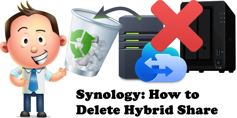 Synology How to Delete Hybrid Share