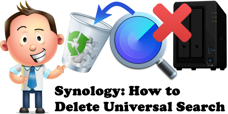 Synology How to Delete Universal Search