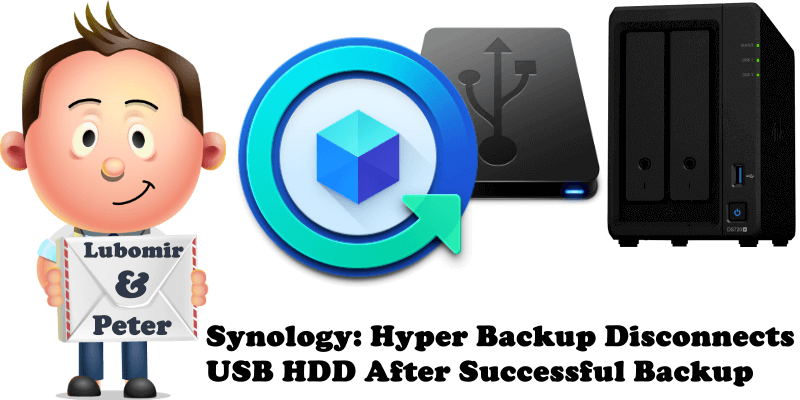 Synology Hyper Backup Disconnects USB HDD After Successful Backup