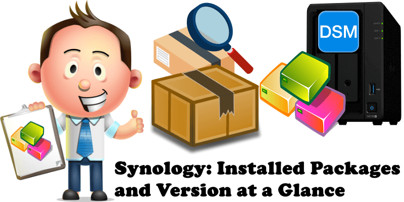 Synology Installed Packages and Version at a Glance
