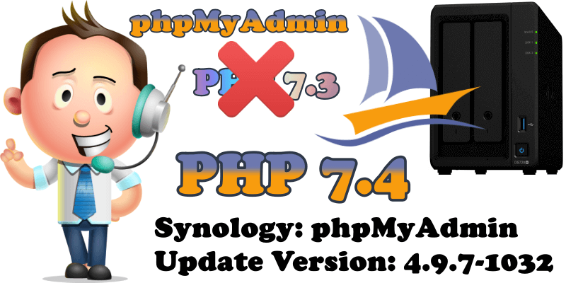 Synology phpMyAdmin Update Version 4.9.7-1032
