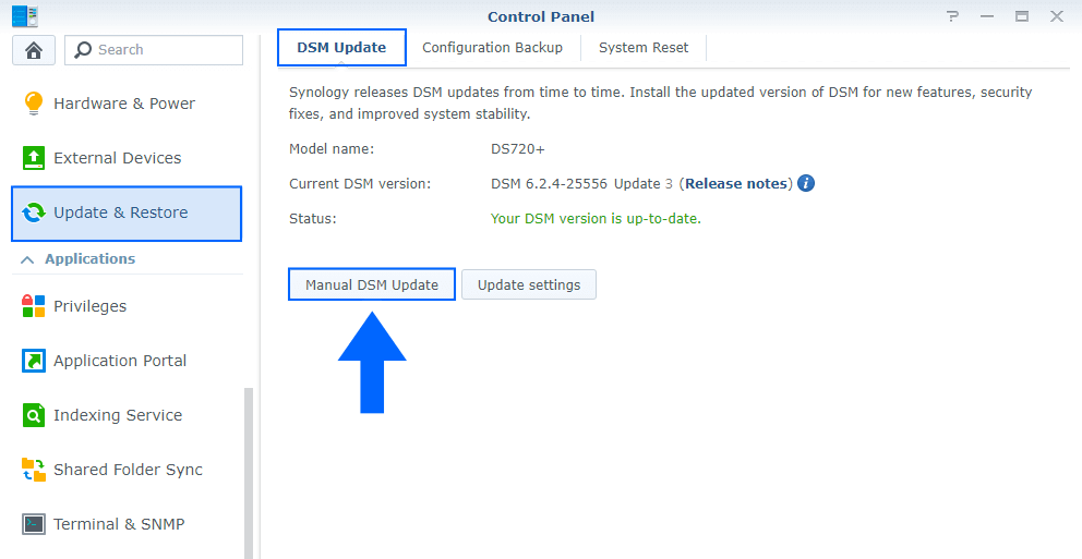 1 Synology DSM 6.2.4-25556-4