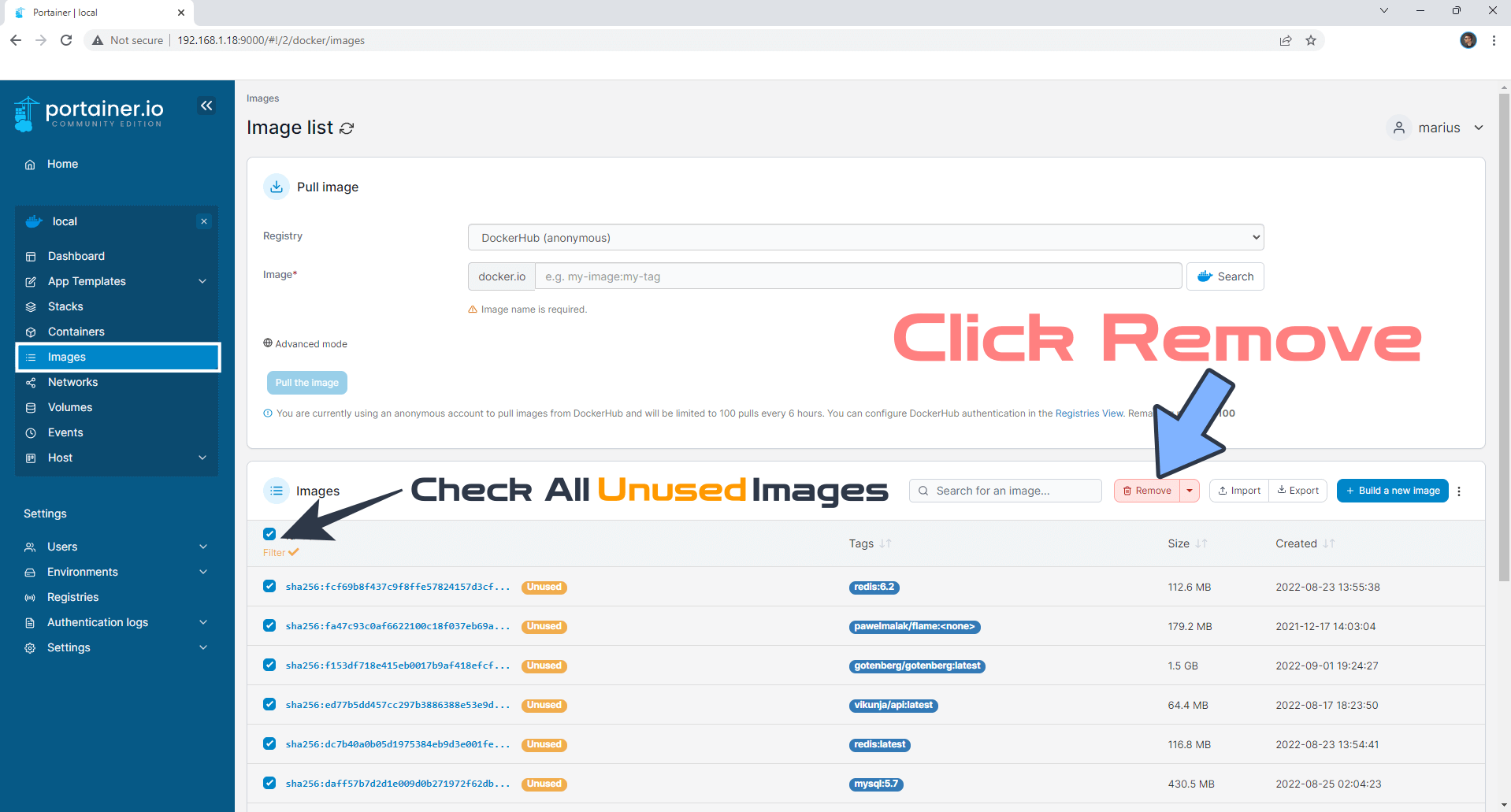 2 Synology NAS Clean Docker With Portainer