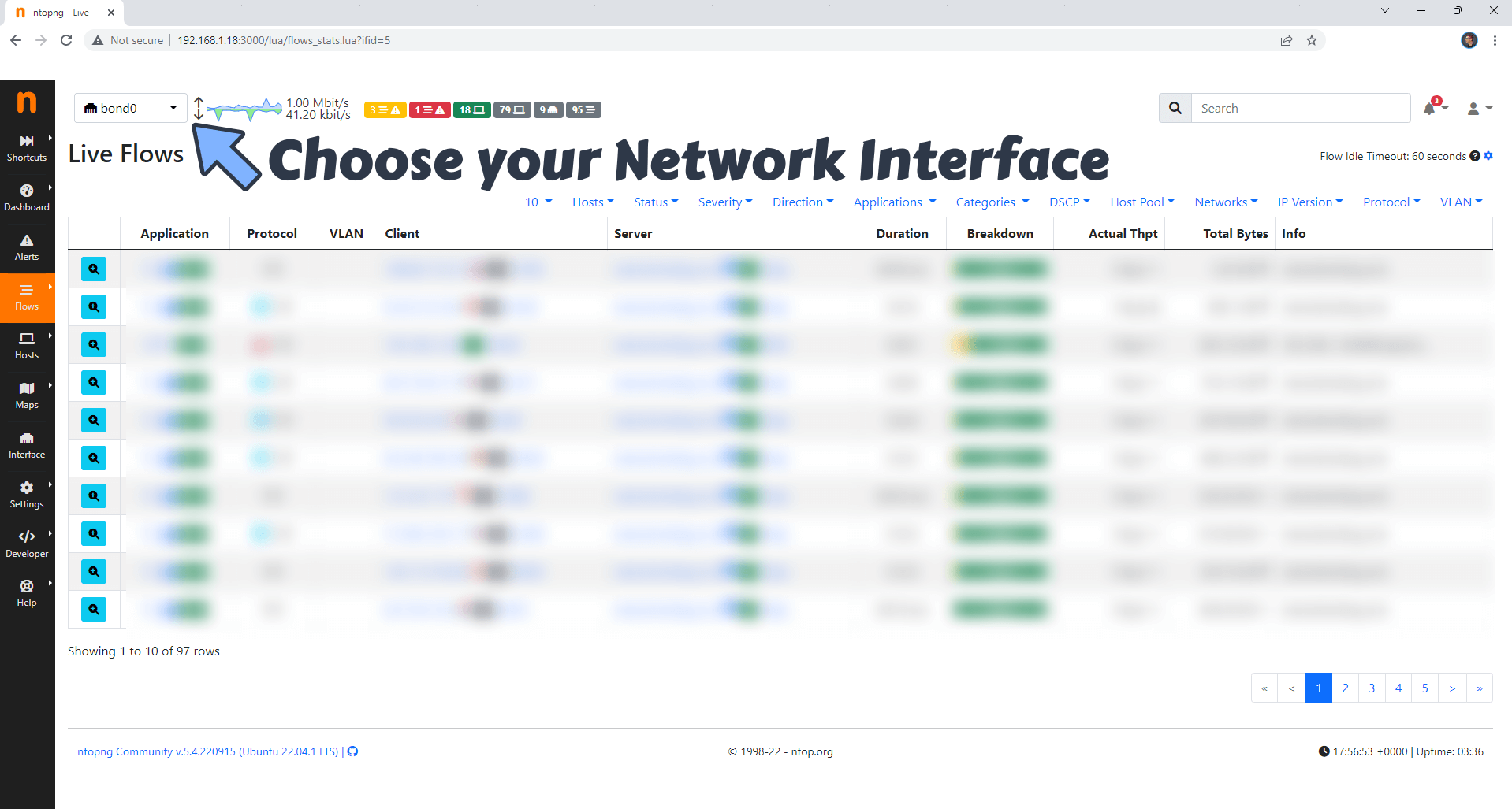 7 ntopng Synology NAS Set up