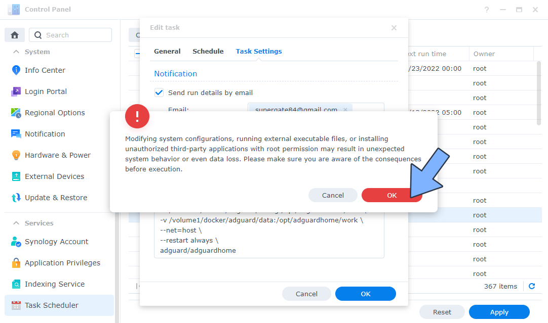 install adguard synology