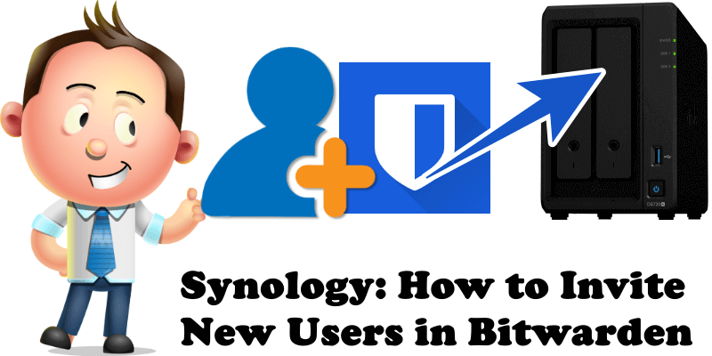 Synology How to Invite New Users in Bitwarden