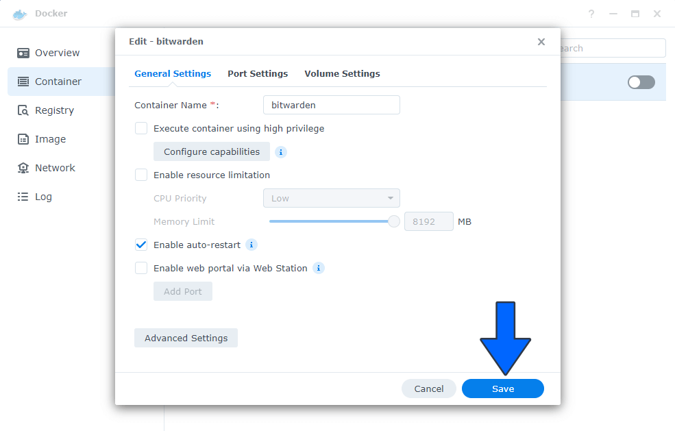 Synology Invite New Users in Bitwarden 4 new