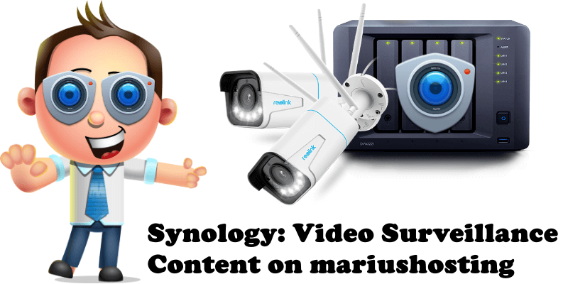 Synology Video Surveillance Content on mariushosting