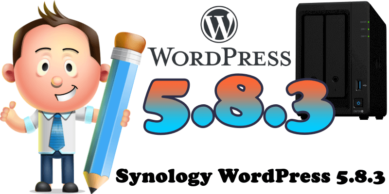 Synology WordPress 5.8.3