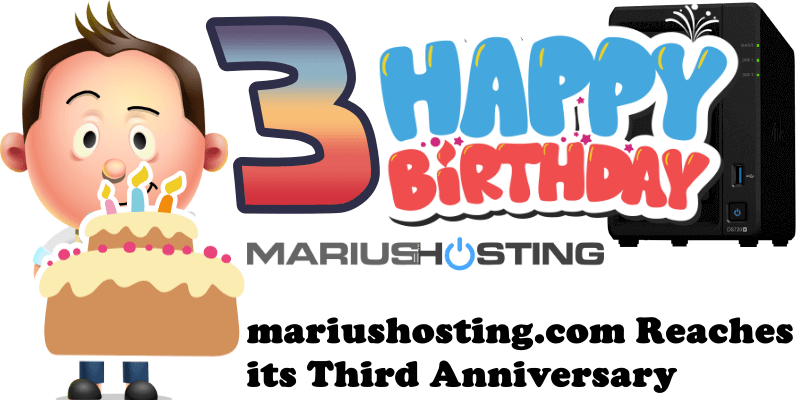 mariushosting.com Reaches its Third Anniversary