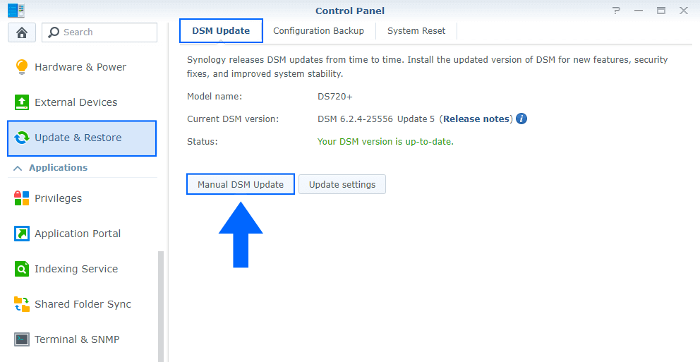 1 Synology DSM 6.2.4-25556-5