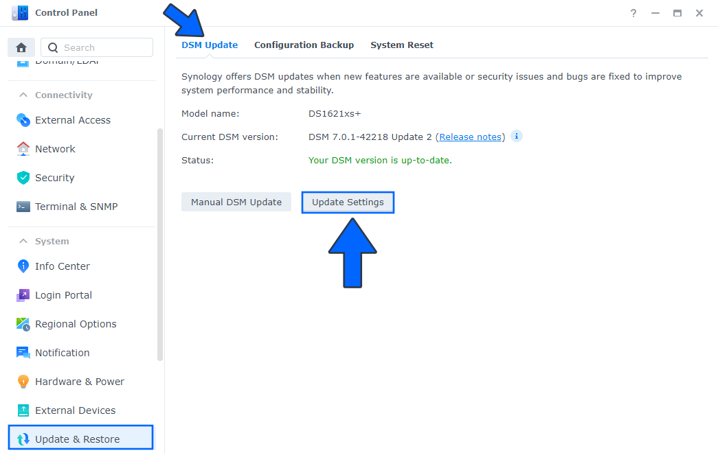 2 Synology DSM 7.1-42550