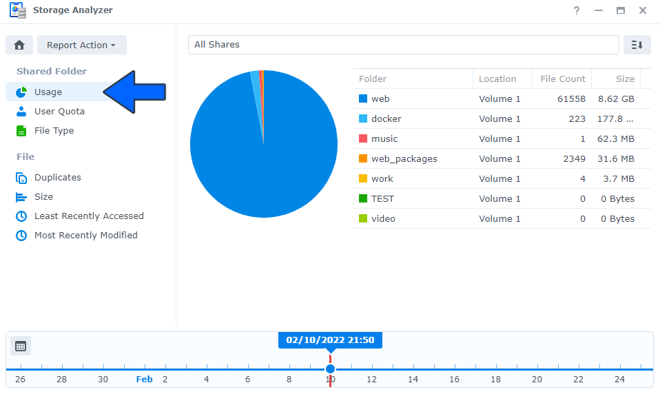 Synology How To Set Up Storage Analyzer Marius Hosting