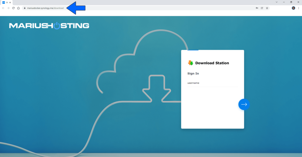 Synology How to Use Login Portal Marius Hosting