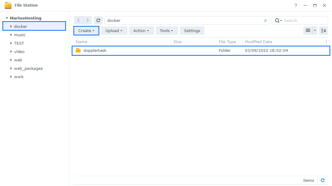 DopplerTask Synology NAS Set up 1