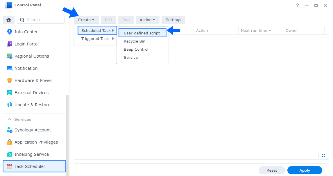 DopplerTask Synology NAS Set up 2