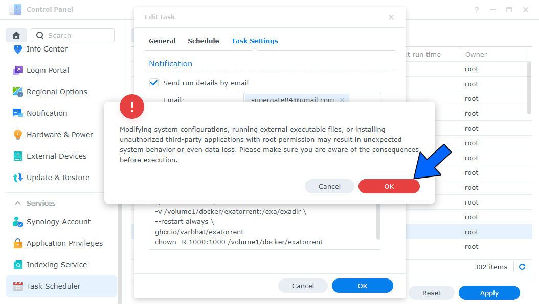 Exatorrent Synology NAS Set up 4 new