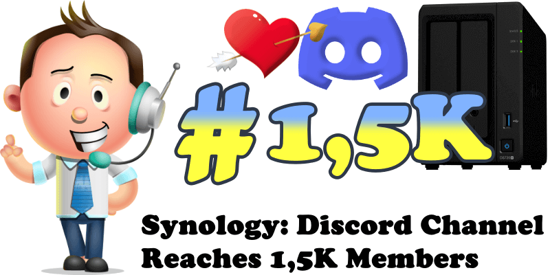 Synology Discord Channel Reaches 1,5K Members