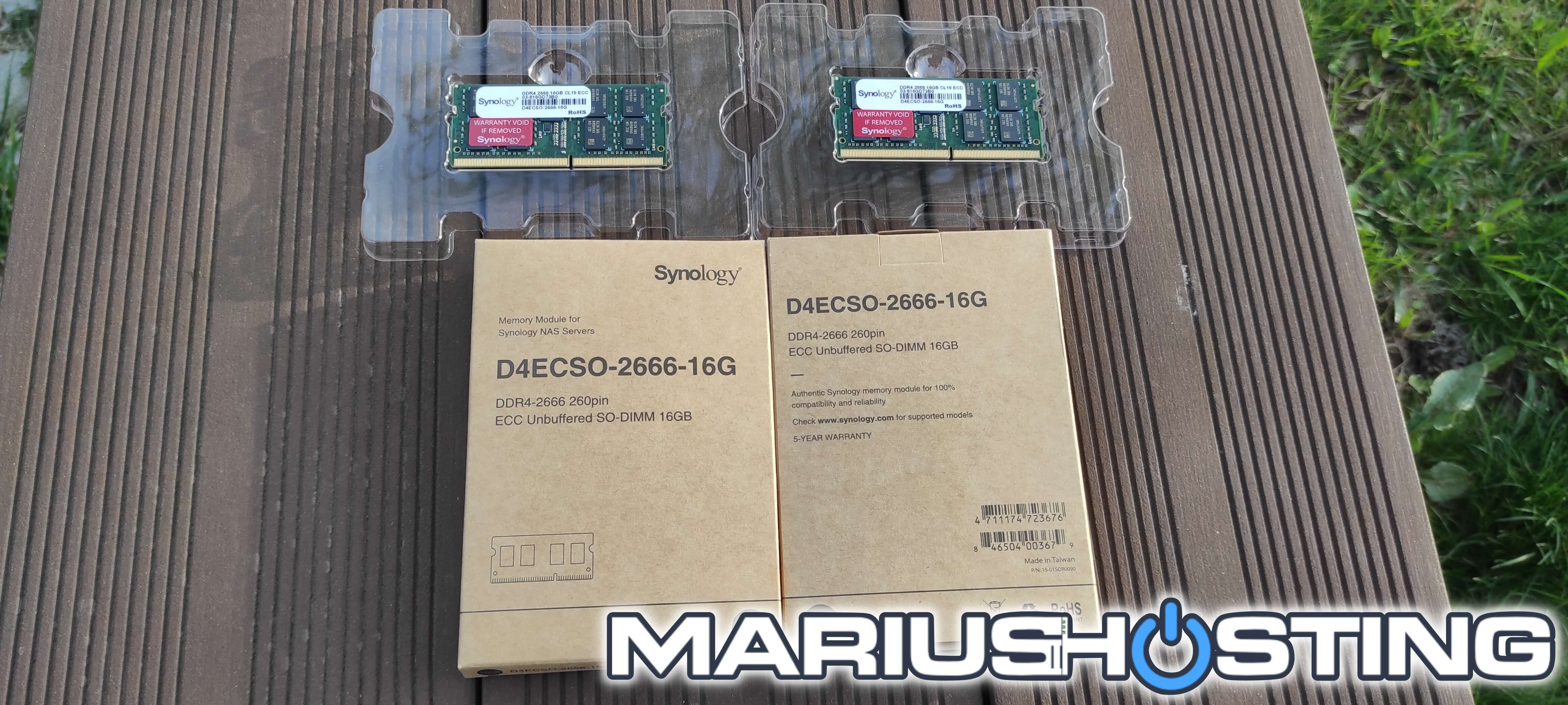 3 Synology RAM D4ECSO 16GB 2666