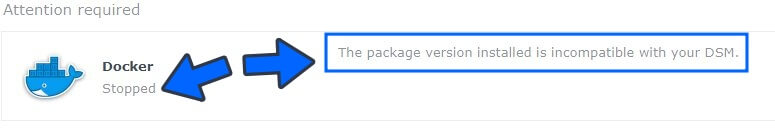 Synology Fix Docker on DSM 7.1 Stopped