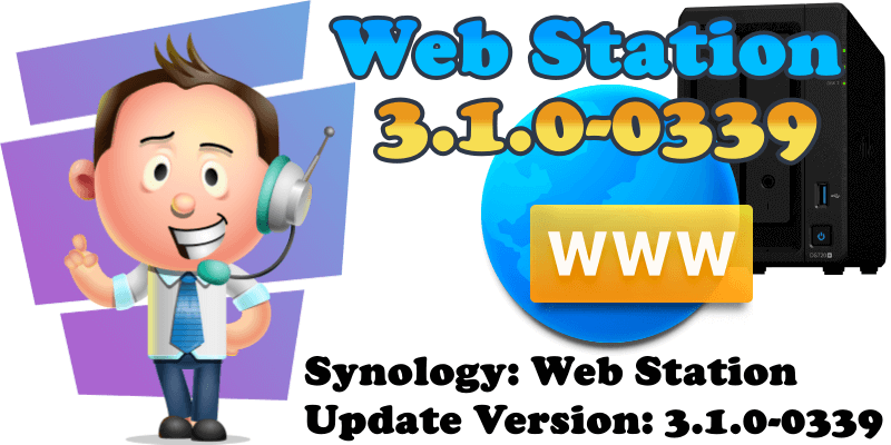 Synology Web Station Update Version 3.1.0-0339