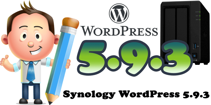 Synology WordPress 5.9.3