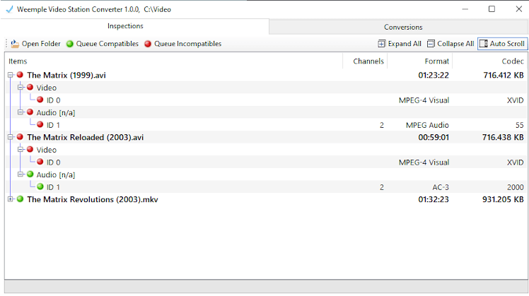 Weemple Video Station Converter