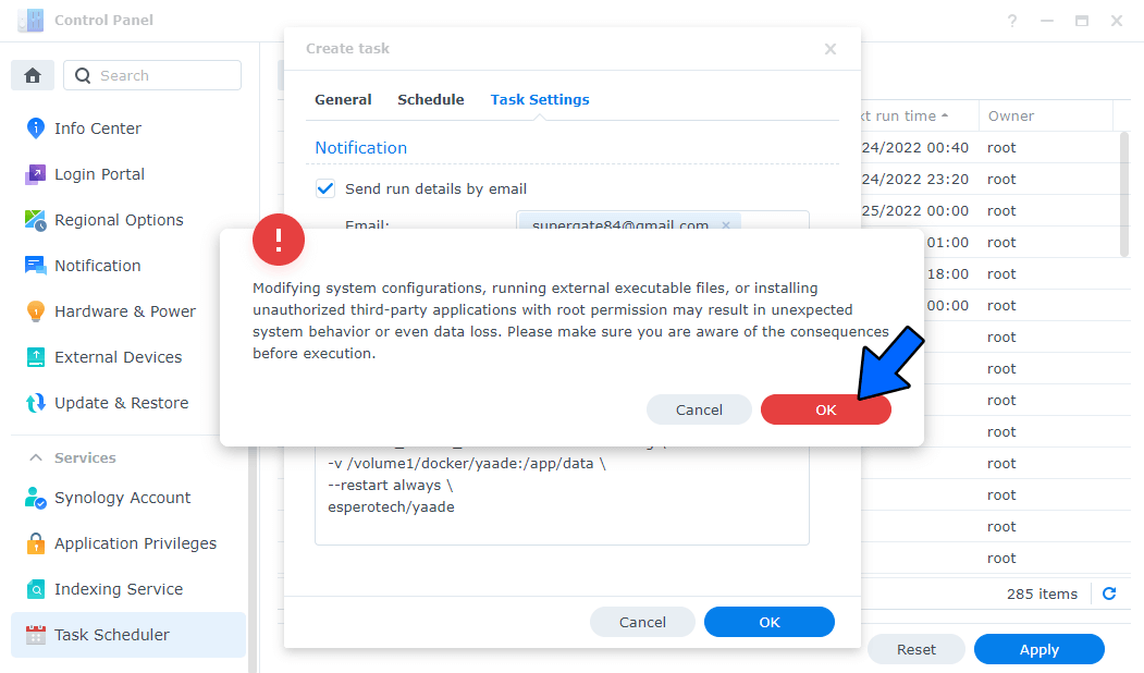 Yaade Synology NAS Set up 4