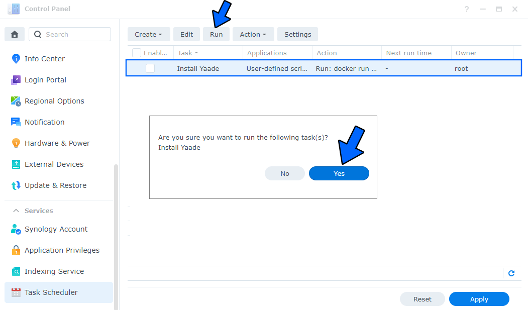 Yaade Synology NAS Set up 5