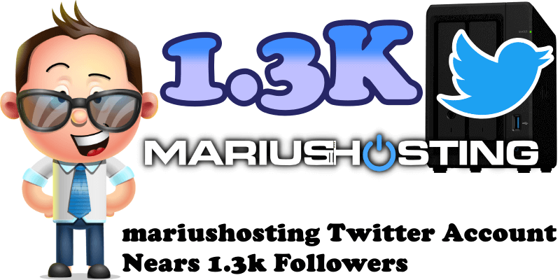 mariushosting Twitter Account Nears 1.3k Followers