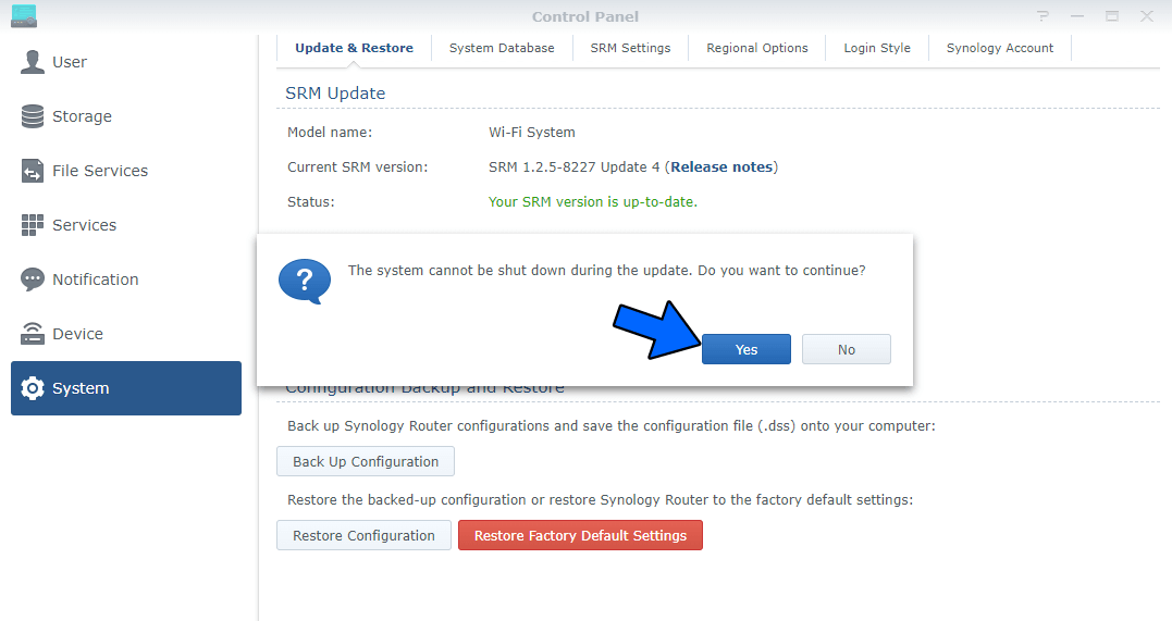 4 Synology SRM 1.2.5-8227 Update 5