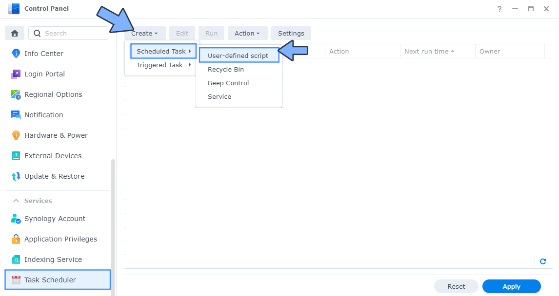 Dashdot Synology NAS Set up 1 new 2023