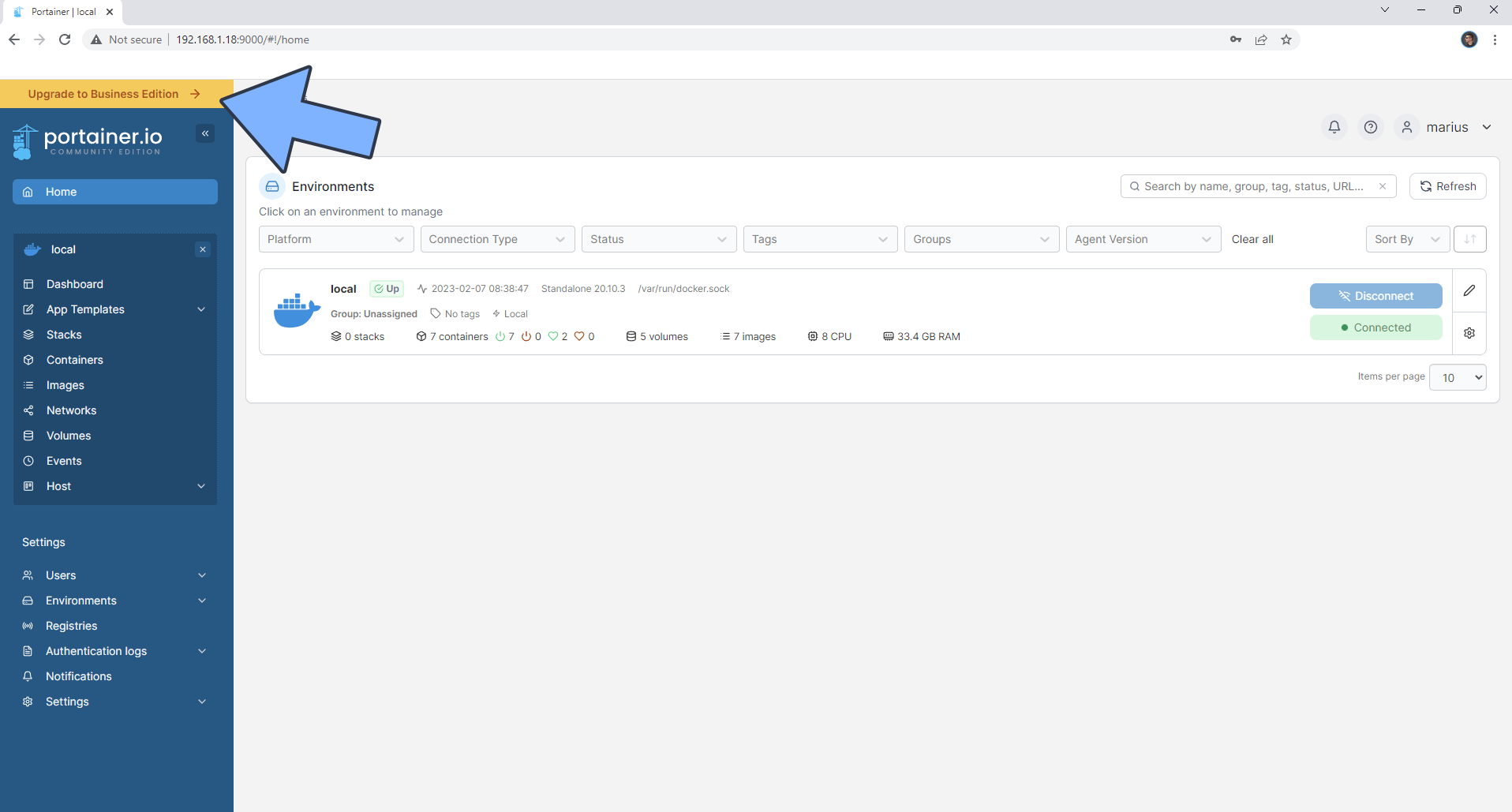 Portainer Install Synology NAS Set up 10 2023