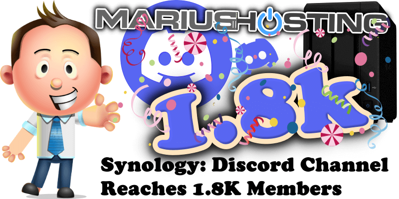 Synology Discord Channel Reaches 1.8K Members