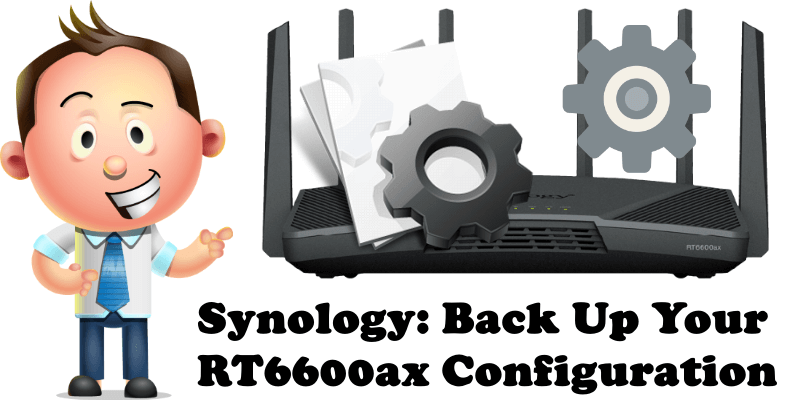 Synology Back Up Your RT6600ax Configuration