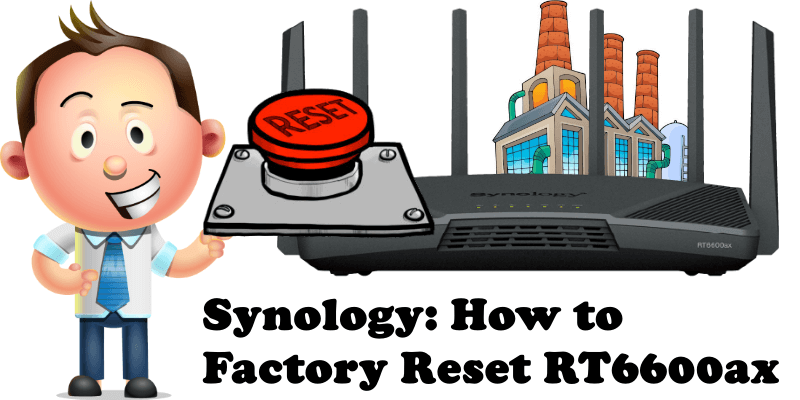 Synology How to Factory Reset RT6600ax